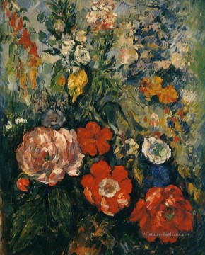  Fleurs Tableaux - Bouquet de Fleurs Paul Cézanne